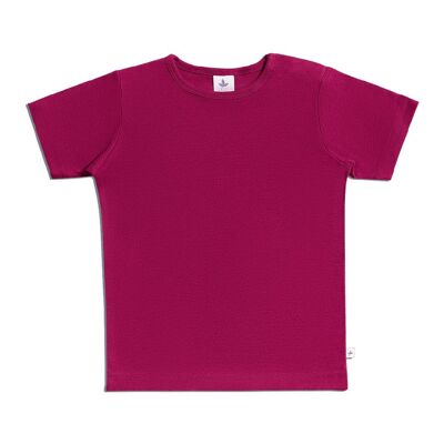 2013 | Camisa básica de manga corta para niño - fucsia