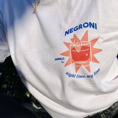 T-Shirt "Negroni"__L / Bianco