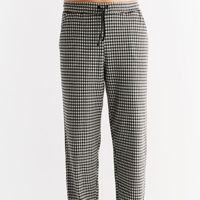 2455 men's homewear trousers checked