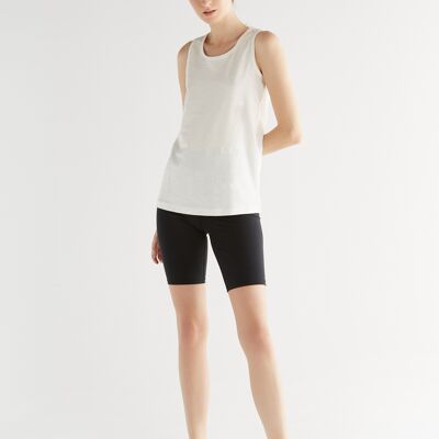 Top 1225 da donna in jersey fiammato