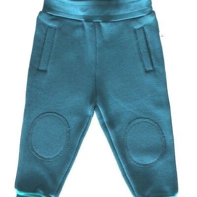 2848 | Children's piqué trousers - Danube blue