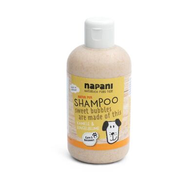 Champú "de esto están hechas las burbujas dulces" para perros con caléndula, 250ml