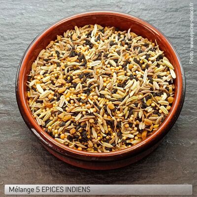 5 ESPECIAS INDIAS - mezcla de especias y hierbas - recambio ecológico