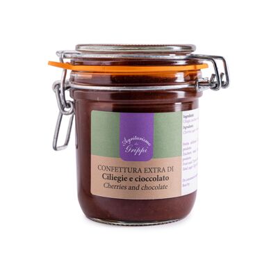 Extra Cherry and Chocolate Jam - 270g jar