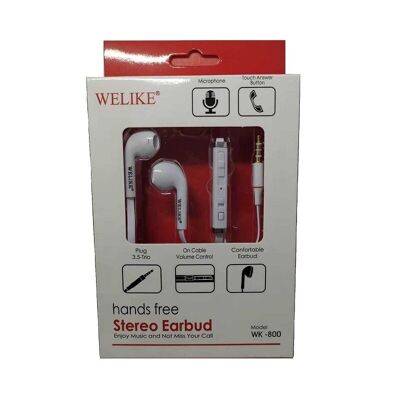 Wired headphones - WK800 - 202263 - White