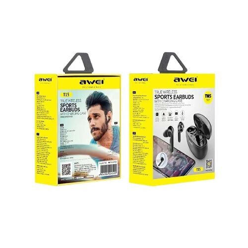 Wireless Bluetooth Headphones with Charging Case - T15 - Awei - 888896