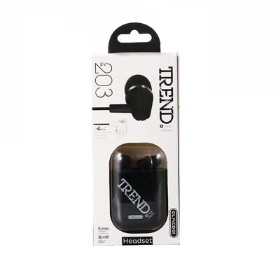 Auriculares con cable - EV-203 - 202036 - Negro