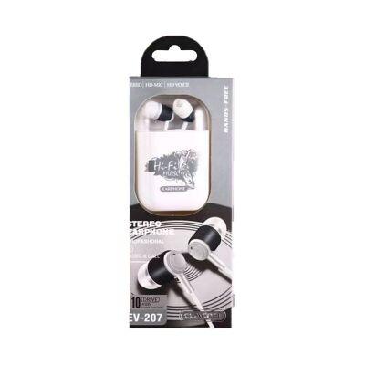 Casque filaire - EV-207 - 202296 - Blanc