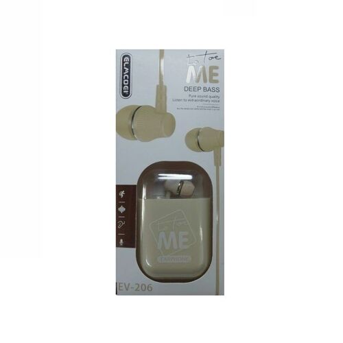 Wired headphones - EV-206 - 202272 - Beige