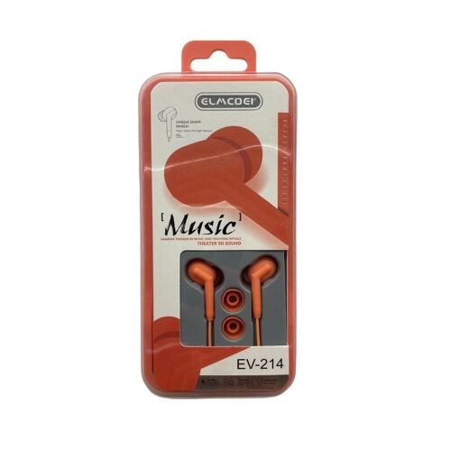 Wired headphones - EV-214 - 212144 - Orange