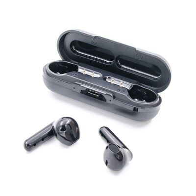 Écouteurs sans fil avec étui de chargement - PRO X - 352451 - Noir