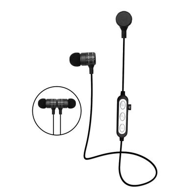 Wireless headphones - Neckband - K07 - 672007 - Black