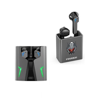 Kabelgebundene Gaming-Kopfhörer mit Ladeetui – KINGKONG – Fineblue – 700147 – Grau
