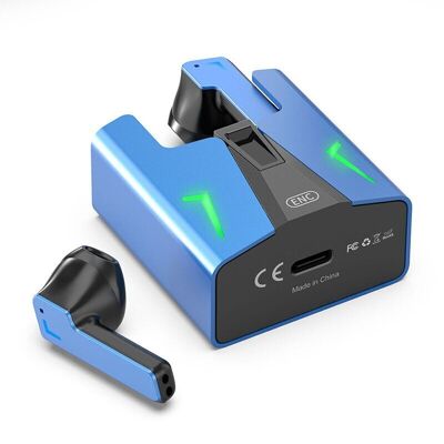 Kabelgebundene Gaming-Kopfhörer mit Ladeetui – KINGKONG – Fineblue – 700147 – Blau