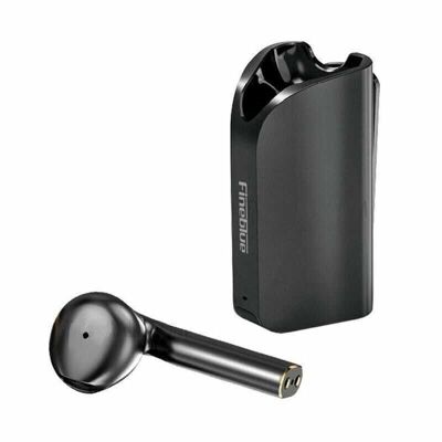 Oreillette Bluetooth sans fil avec étui de chargement - F5 Pro - Fineblue - 700055 - Noir