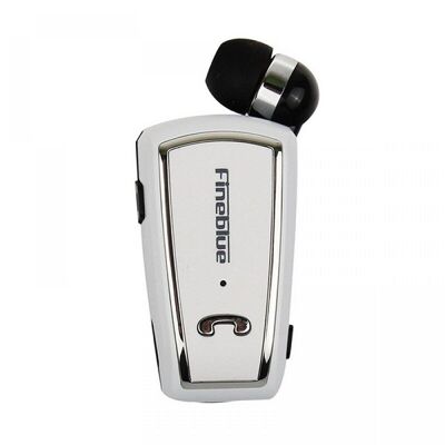 Oreillette Bluetooth sans fil - F-V3 - Fineblue - 700369 - Blanc