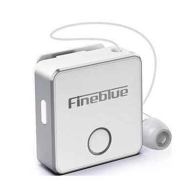 Oreillette Bluetooth sans fil - F1 - Fineblue - 712270 - Blanc