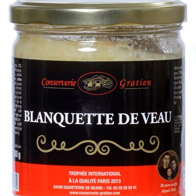 Blanquette of veal, GRATIEN cannery, 350g jar
