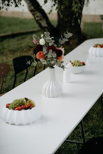 Vase meringue - adapté aux fleurs fraîches et aux compositions florales séchées 3