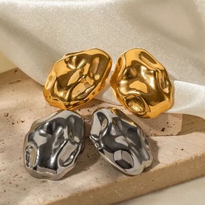 18K gold plated earring Vintage Style Geometric | minimal