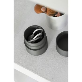 Boîte - parfaite pour ranger les câbles, les petits objets et les épices - le minimalisme rencontre la fonctionnalité - disponible dans des couleurs pastel 2