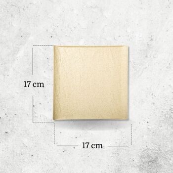 Assiette carrée WL‑661305/A 17 x 17 cm 8