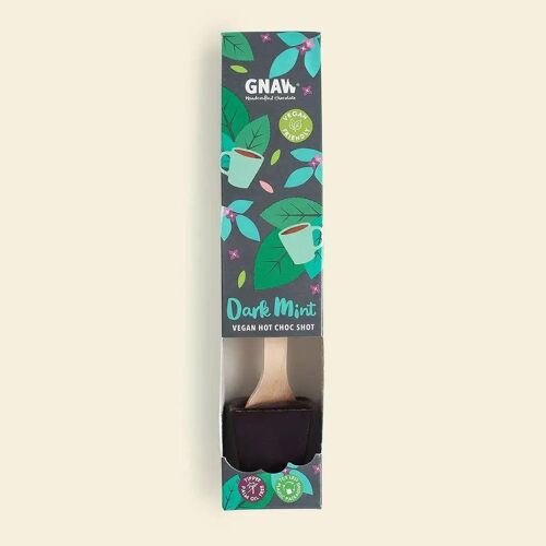 Dark Mint Crisp Hot Chocolate Stirrer - Vegan