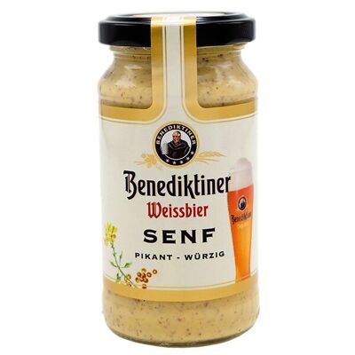 Benedictine wheat beer mustard