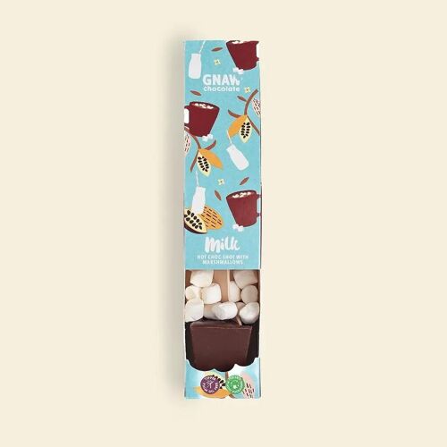 Milk Chocolate Hot Chocolate Stirrer With Marshmallows