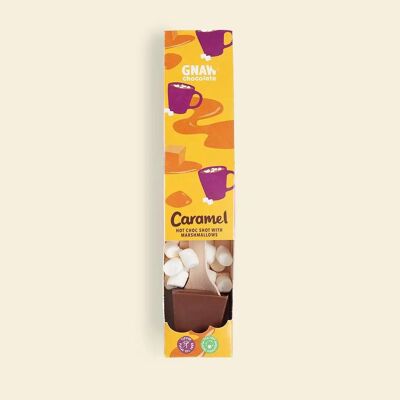 Caramel Hot Chocolate Stirrer With Marshmallows