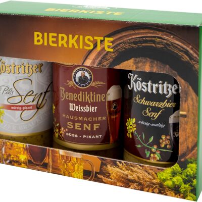 Bierkiste  (Köstritzer Schwarzbier, Köstritzer Kellerbier, Benediktiner Weißbier)