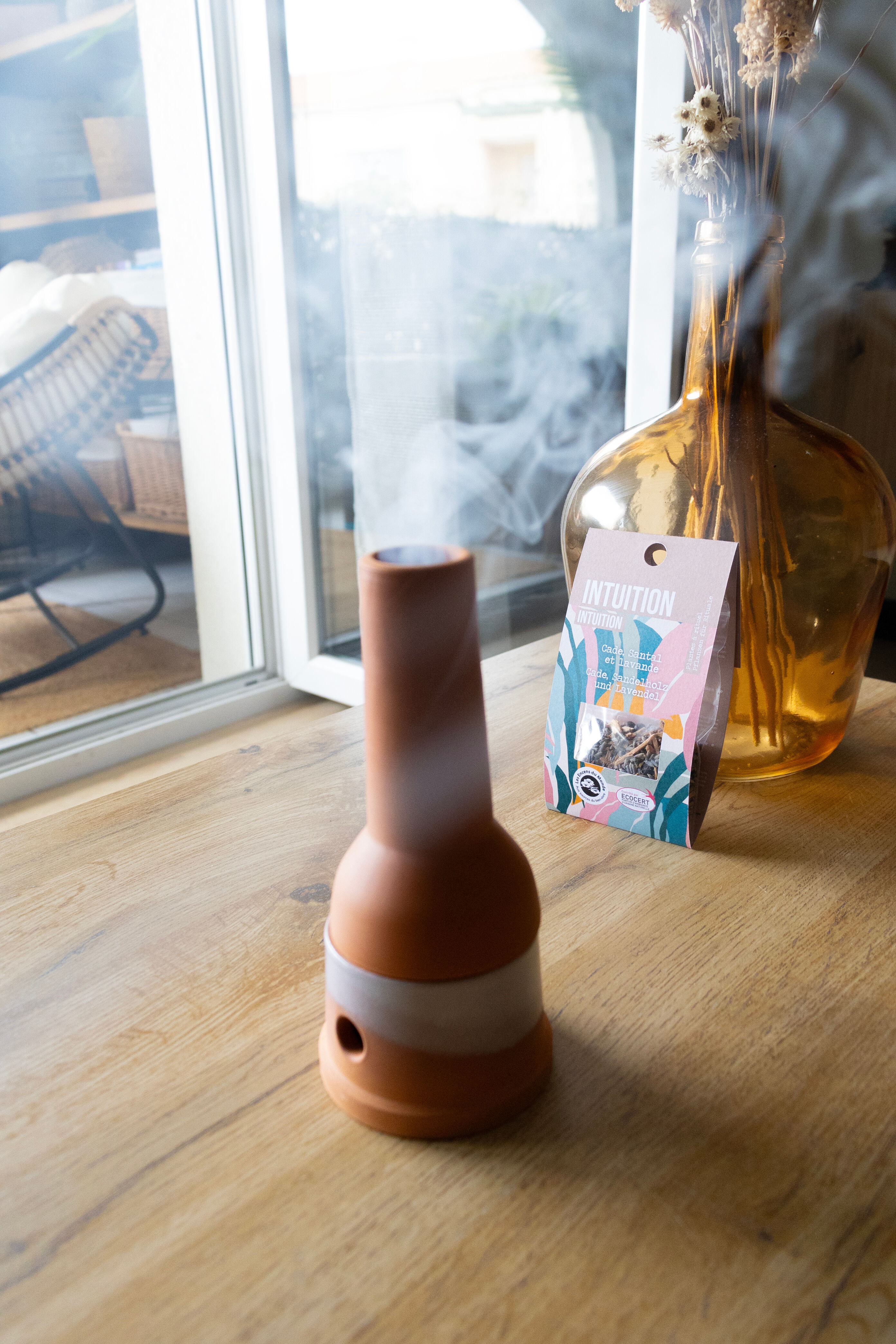 Terracotta alembic censer - Aromandise