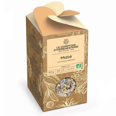 HOJA DE MATE ORGÁNICA 50G