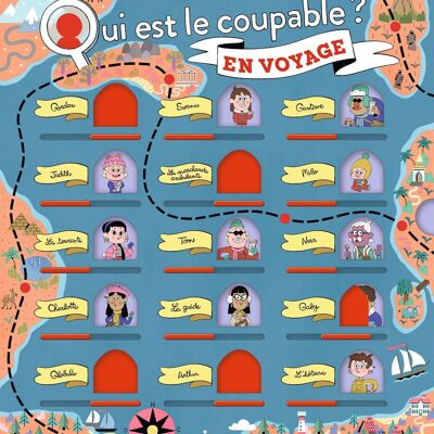 NOUVEAUTÉ - Livre jeu - Qui est le coupable ? En voyage - La maxi enquête - Collection « Qui est le coupable ? »