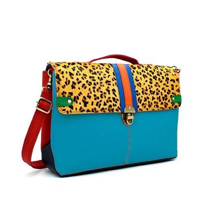 Orleans - Briefcase Bag (Animal Print)