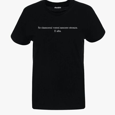 T-Shirt "Bitch and High"__XL / Nero