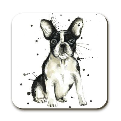 Dessous de verre - Splatter Bouledogue Français