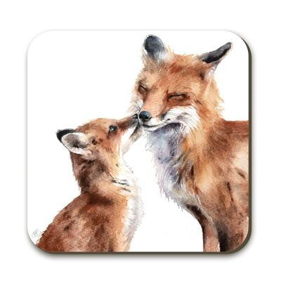 Fox Kiss Coaster