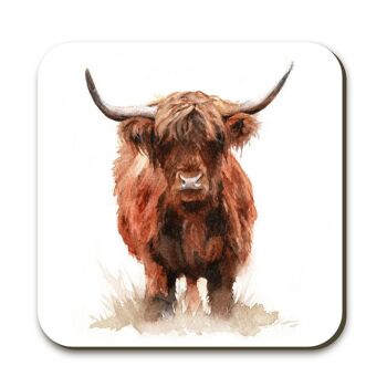 Dessous de verre - Vache Hangus Highland 2