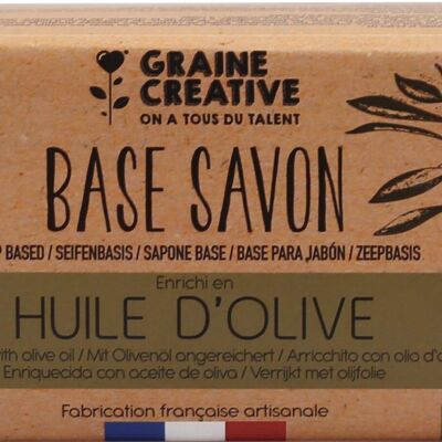 BASE SAVON ARTISANALE OLIVE 500g