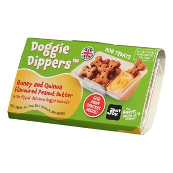 Pet Joy Doggie Dippers Miel et quinoa