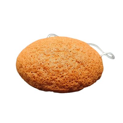 Konjac sponge with red clay