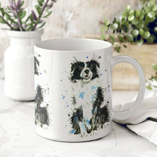 Ceramic Mug - Splatter Border Collie