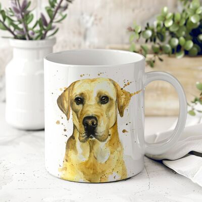 Ceramic Mug - Splatter Lola Labrador