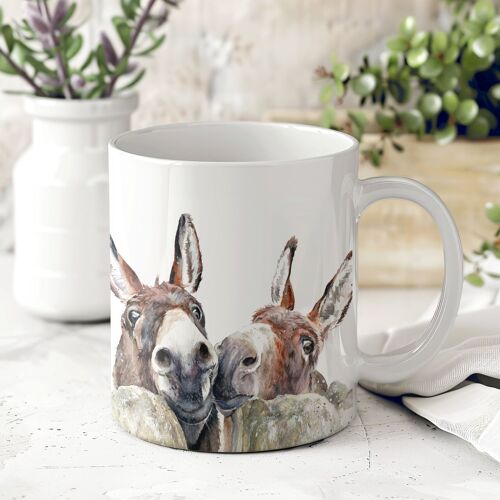 Ceramic Mug - Rubik & Rosie Donkeys