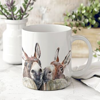 Mug en céramique - Rubik & Rosie Donkeys 1