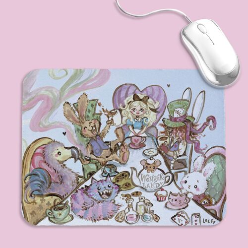 Mouse Pad Wonderland - 24,5 x 19 cm
