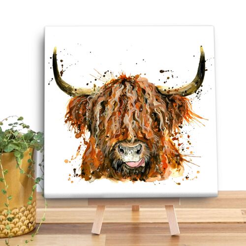 Canvas Mini - Splatter Cheeky Coo