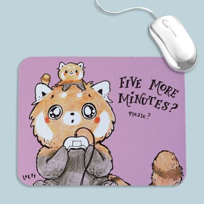 Mouse Pad Five More Minutes - 24,5 x 19 cm