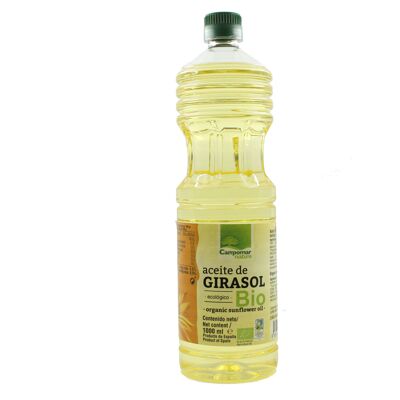 Organic deodorized sunflower oil 1 liter PET